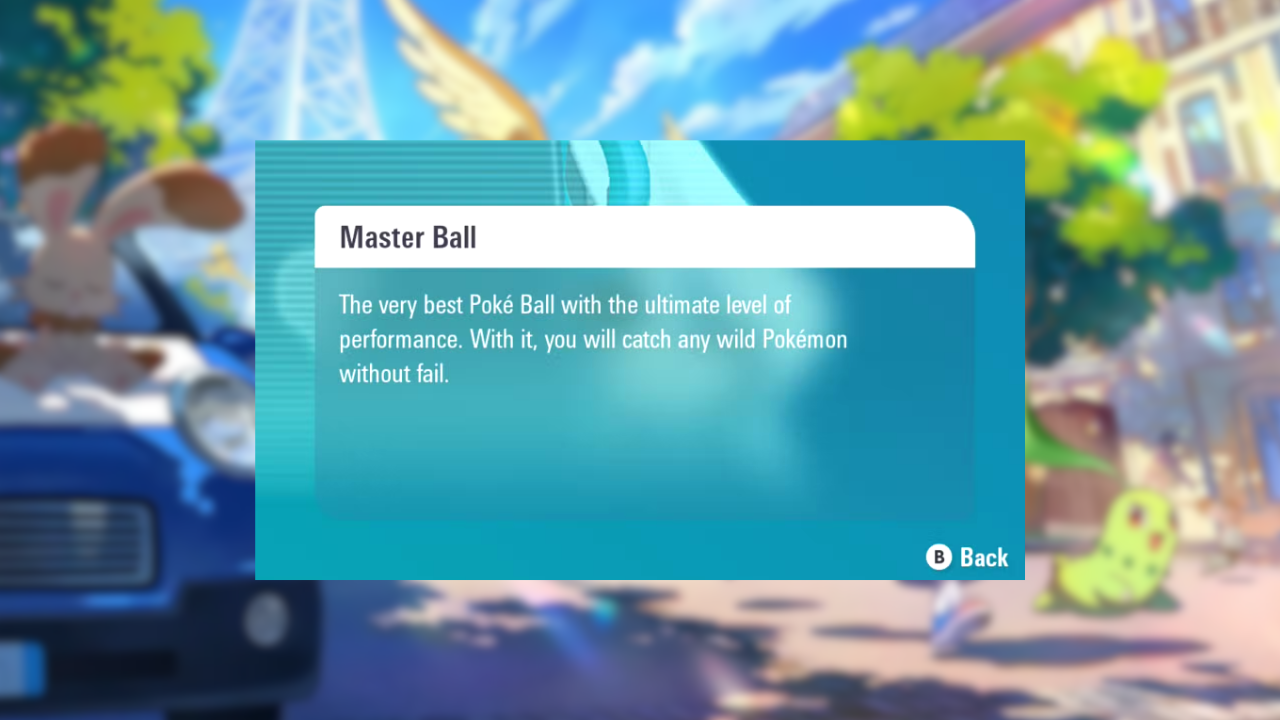 মাস্টার বল পোকেমন কিংবদন্তি ZA