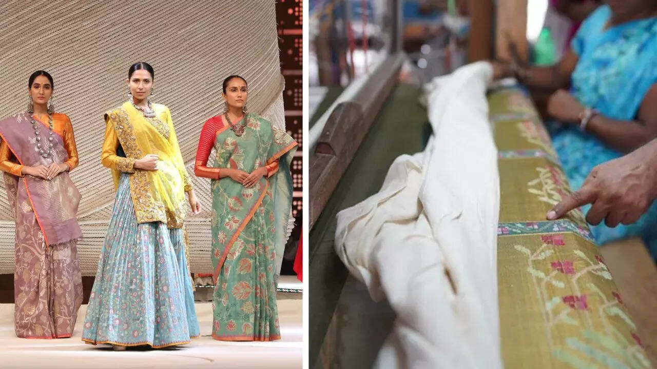 The weave serves as a canvas for boundless creativity (Pics: @gaurangofficial)