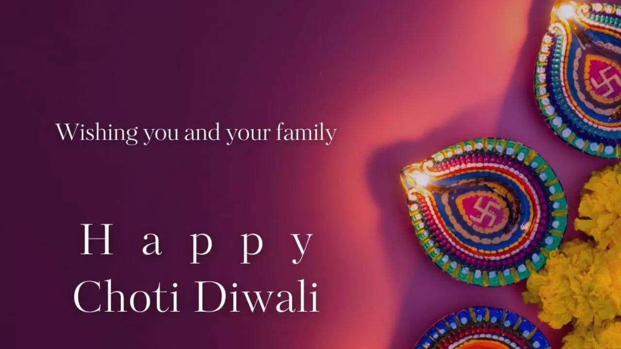 Whishing you and yours a very happy choti diwali!