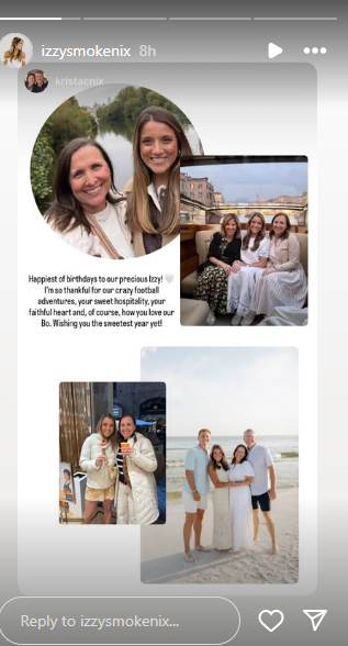 BO Nix's mom and his wife