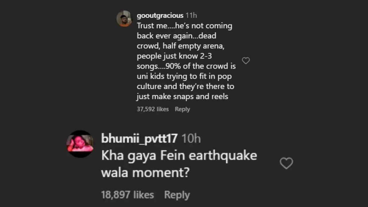 Fan reactions
