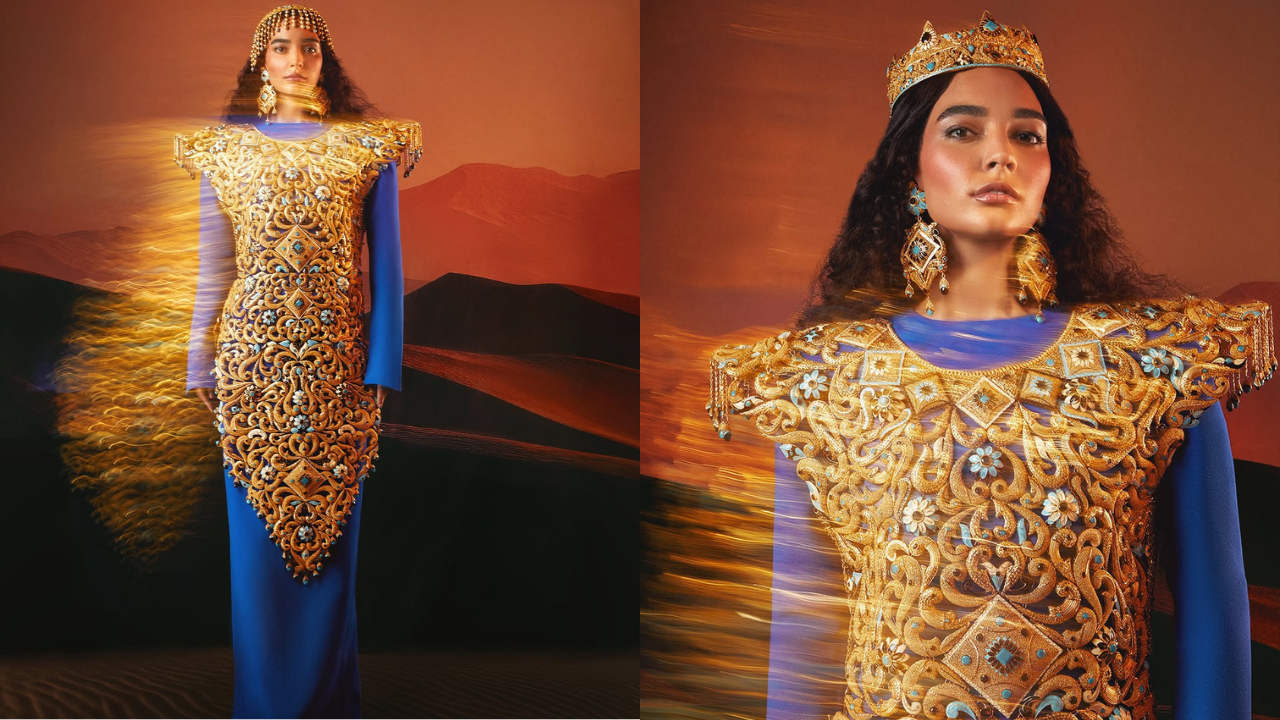Dubai dress made from 10 kg gold