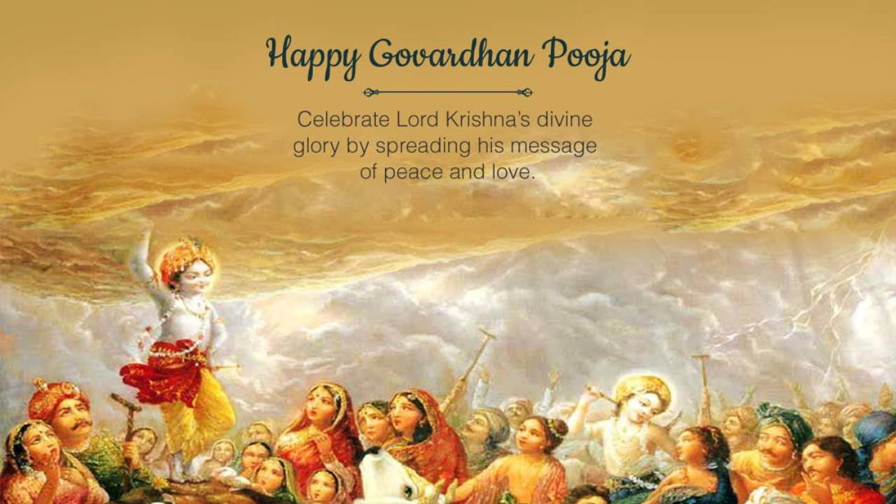 (Image Credits: Pinterest) Happy Govardhan Puja 2025: Images and Pictures