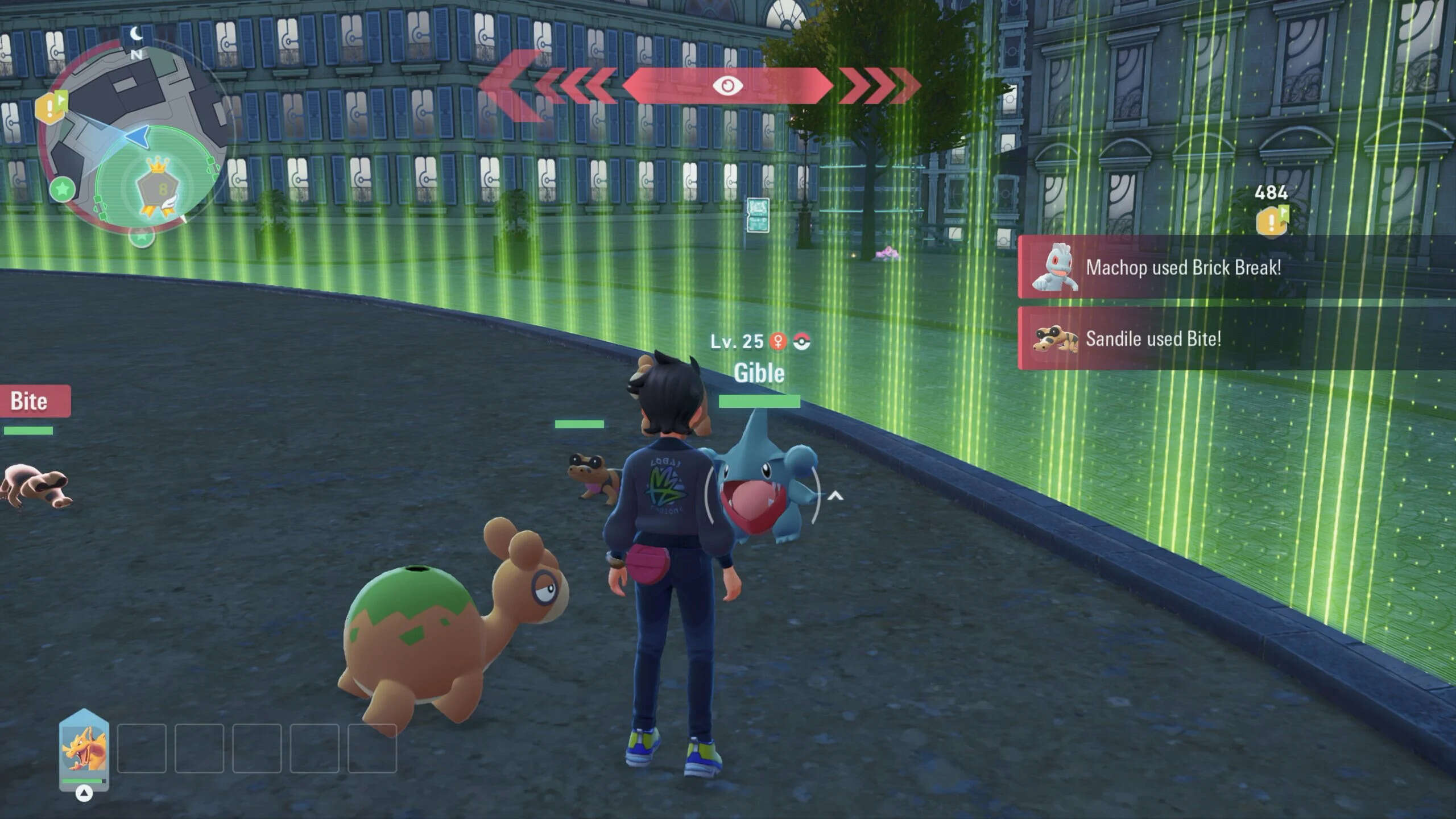 Gible in Pokemon Legends ZA