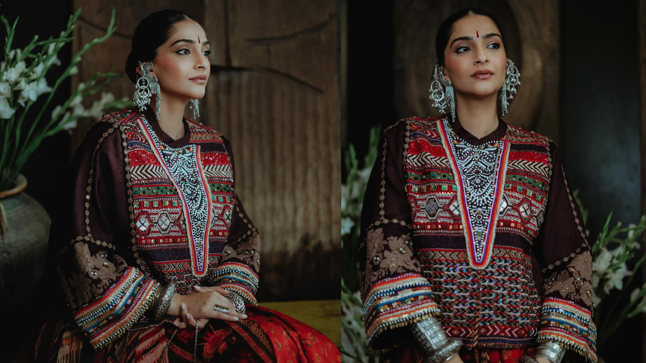 Sonam Kapoor's boho with desi twist look