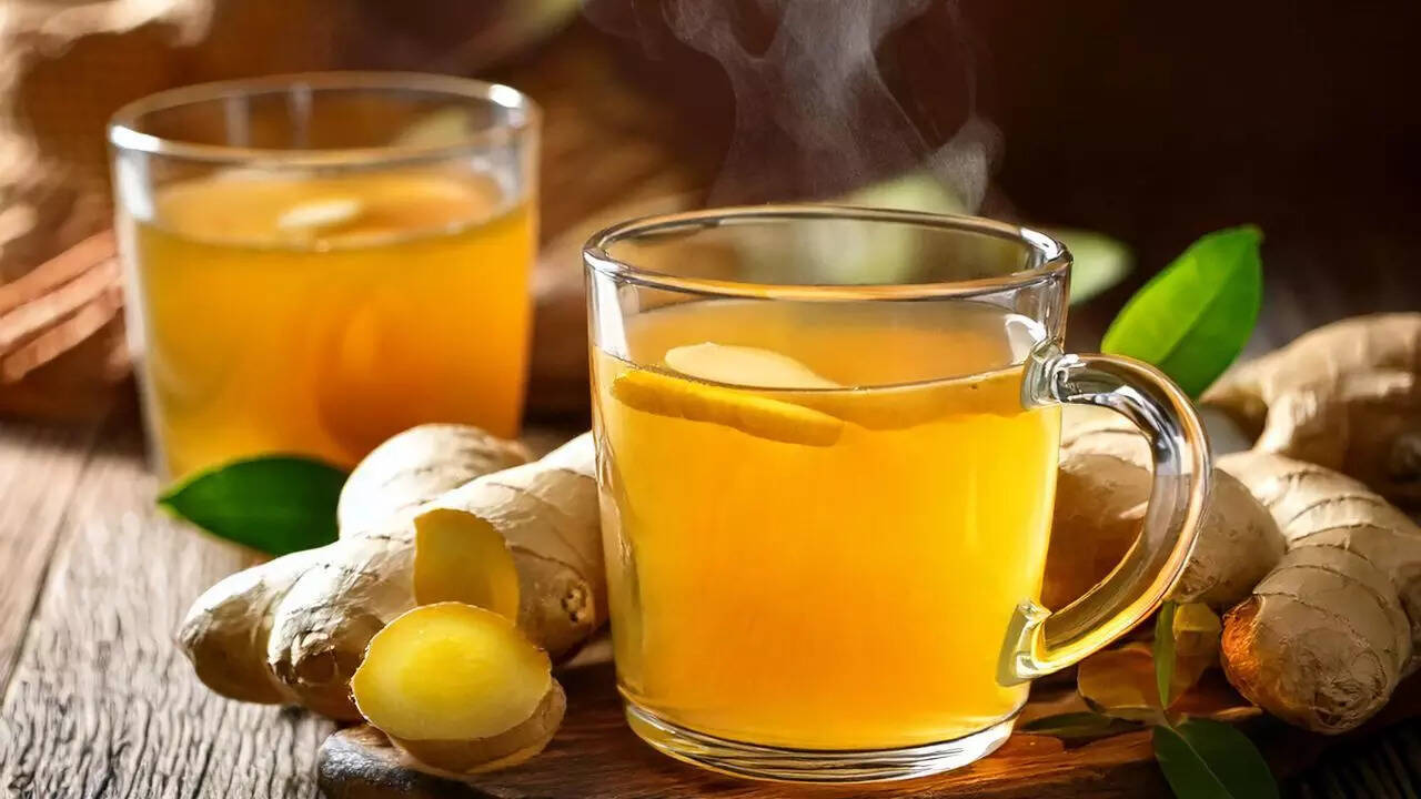 Ginger-mint herbal tea