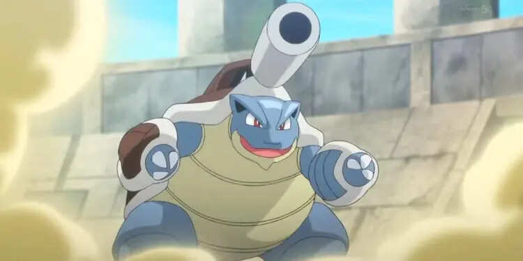 Mega Blastoise in the Anime