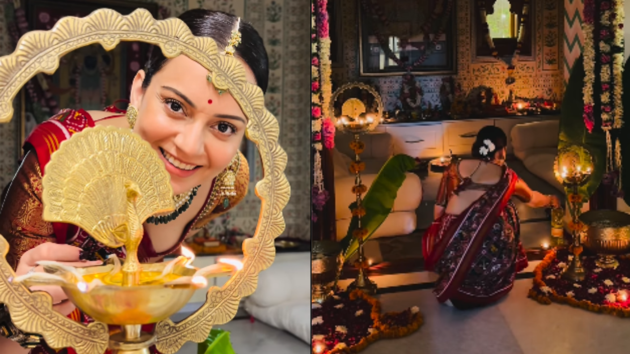 Kangana in Patola saree