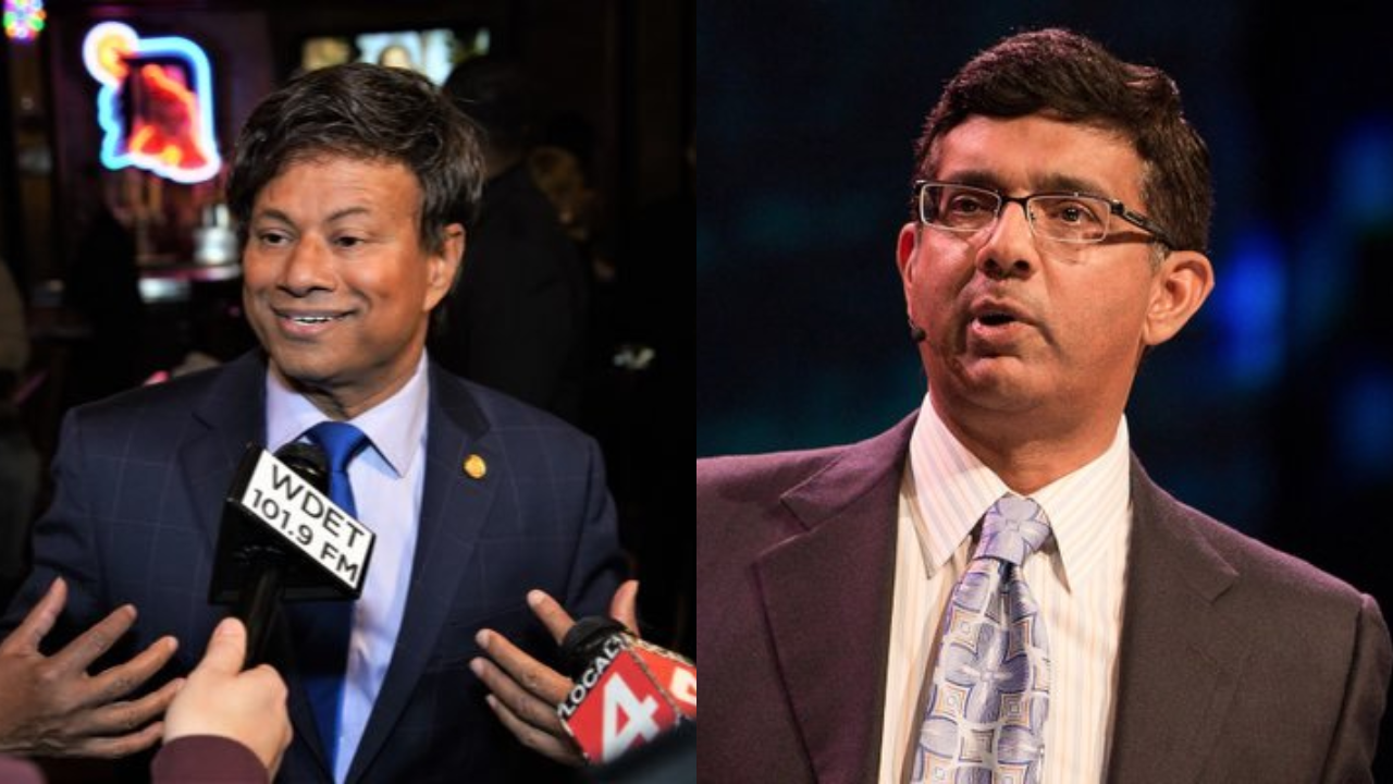 (Image: X.com) Shri Thanedar vs Dinesh D'Souza: How the battle of two Indian-origin Americans shook Twitter