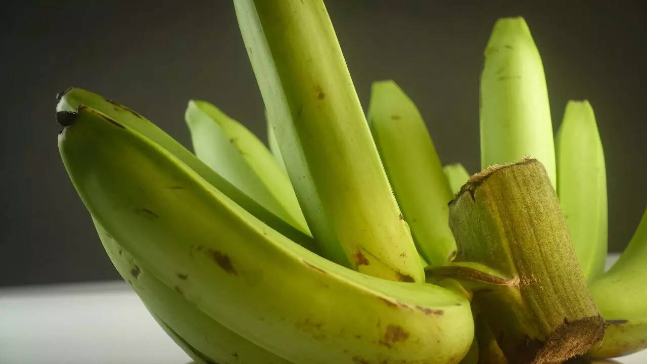Green bananas