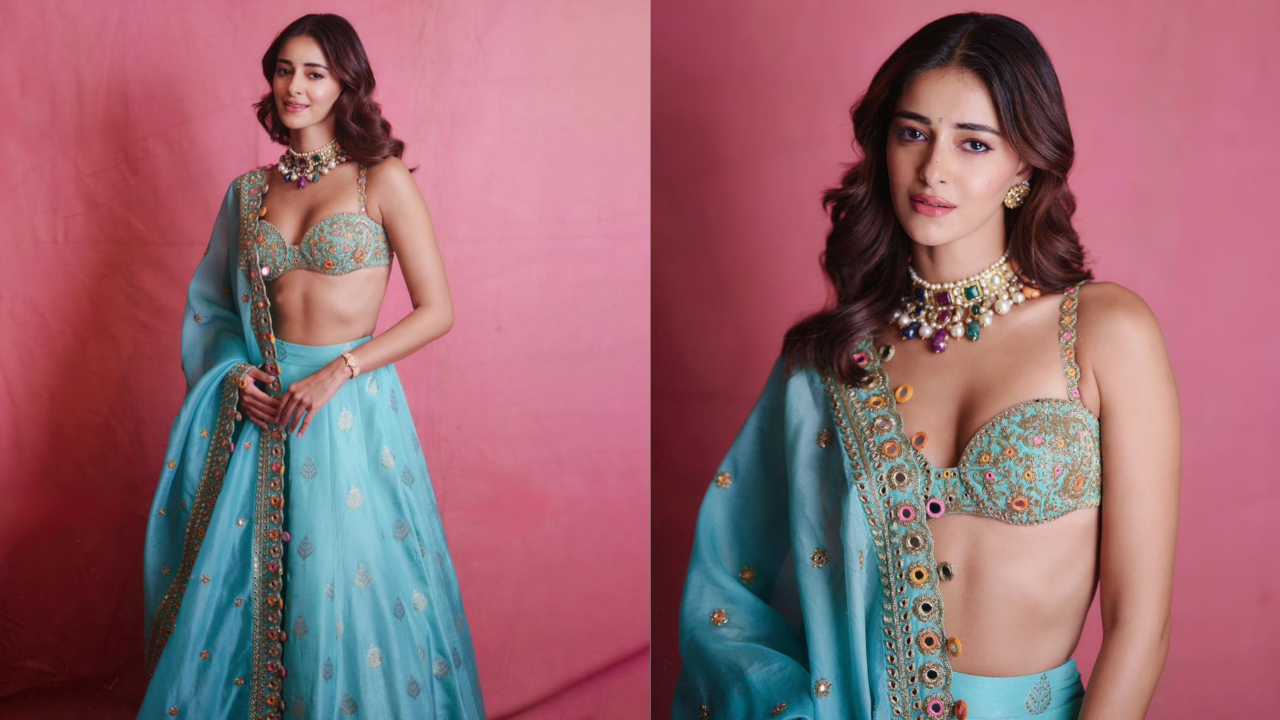 Ananya Panday: Jaw-dropping electric blue