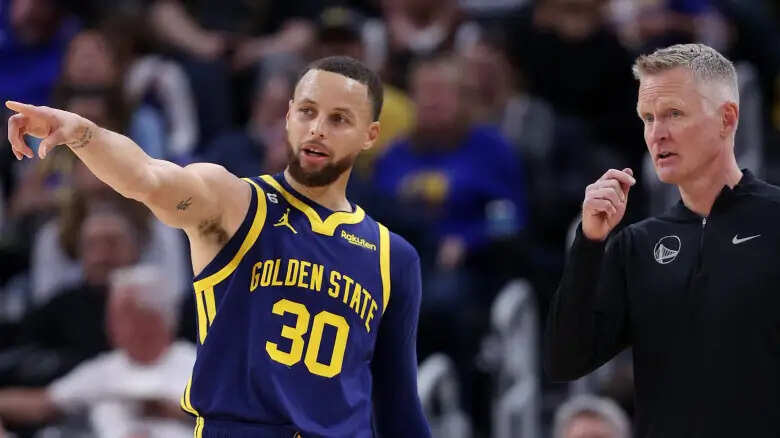 Stephen Curry and Steve Kerr (Image via Getty) Stephen Curry and Steve Kerr