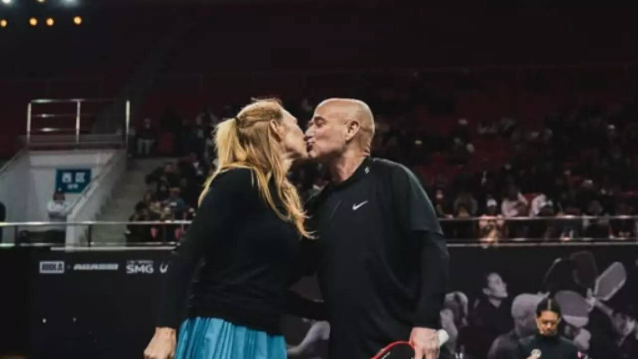 Andre and Steffi Graf