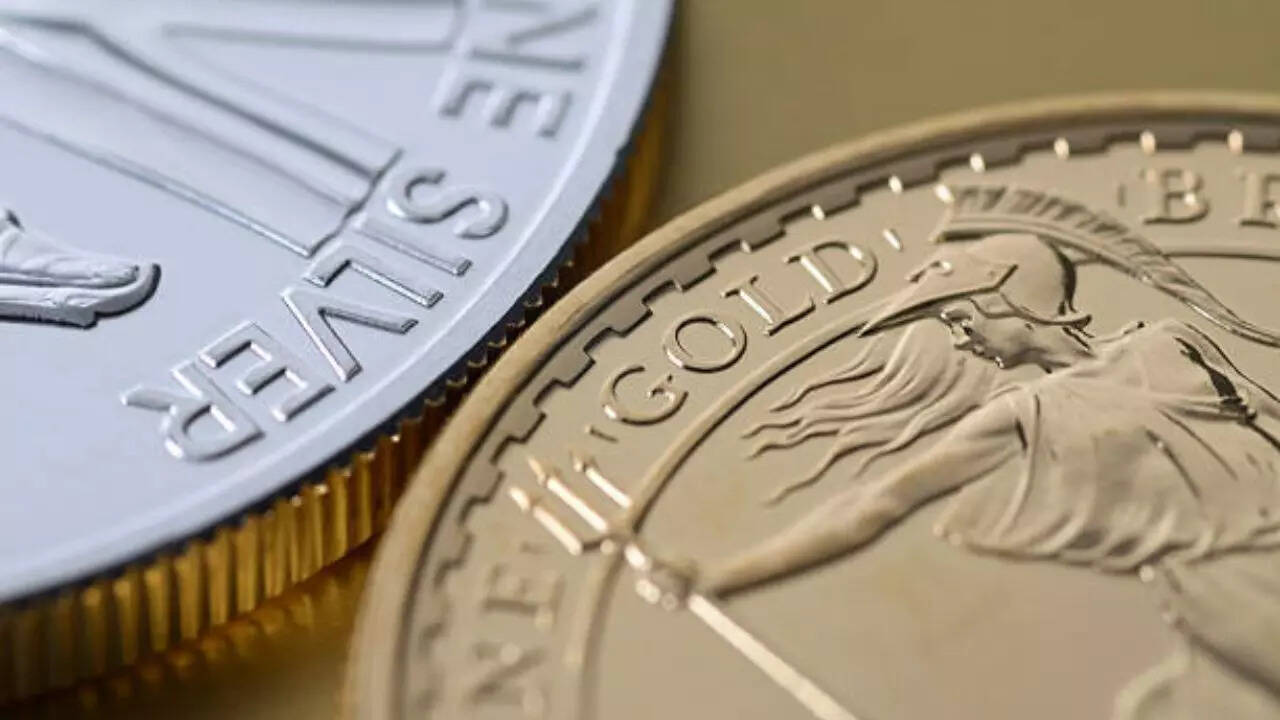 Silver and gold coin
