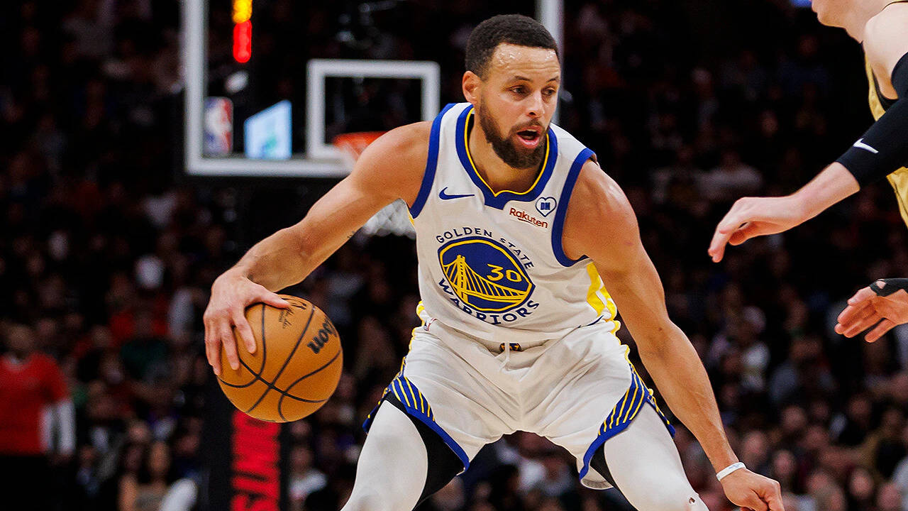 Stephen Curry in action