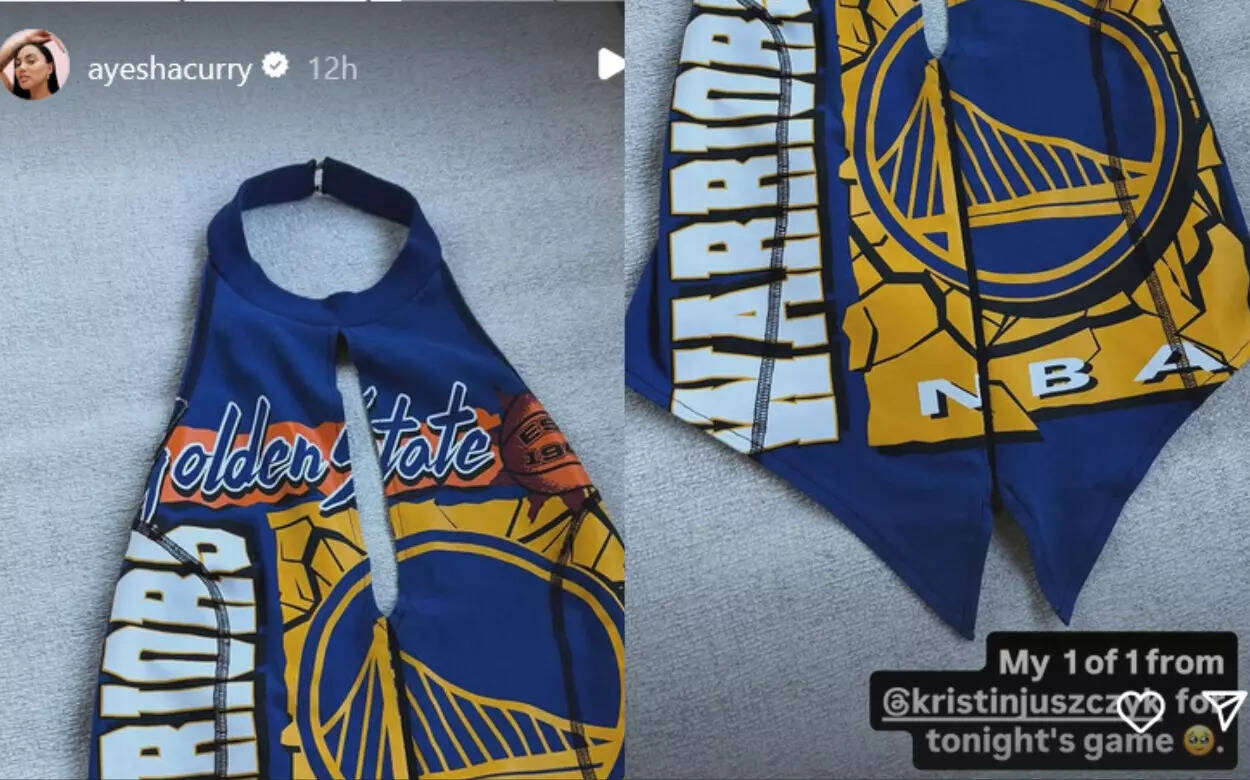 आयशा करी की इंस्टाग्राम स्टोरी (इंस्टाग्राम / @ayeshacurry के माध्यम से छवि) आयशा करी की इंस्टाग्राम स्टोरी