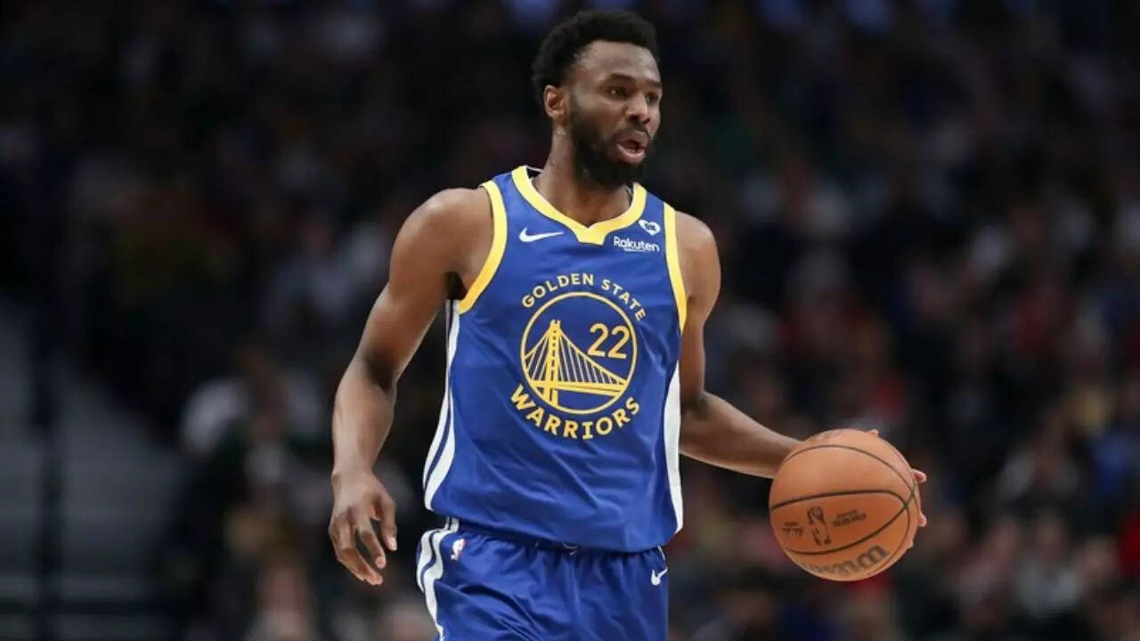 Andrew Wiggins playing for the Golden State Warriors (Image via Getty Images) Andrew Wiggins