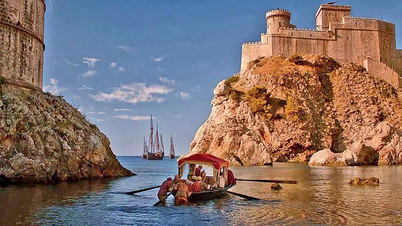 This scene from Game Of Thrones was shot near Dubrovnik’s Fort Lovrijenac, which served as the setting for the capital city of Westeros, King’s Landing, in the series