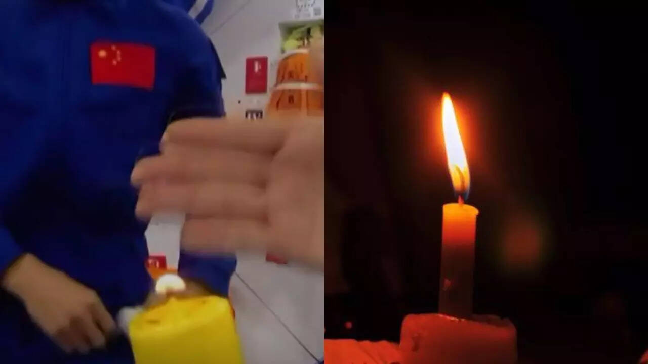 DAILYMOTION/Space.com, Getty Images Why did the flame look different in space?