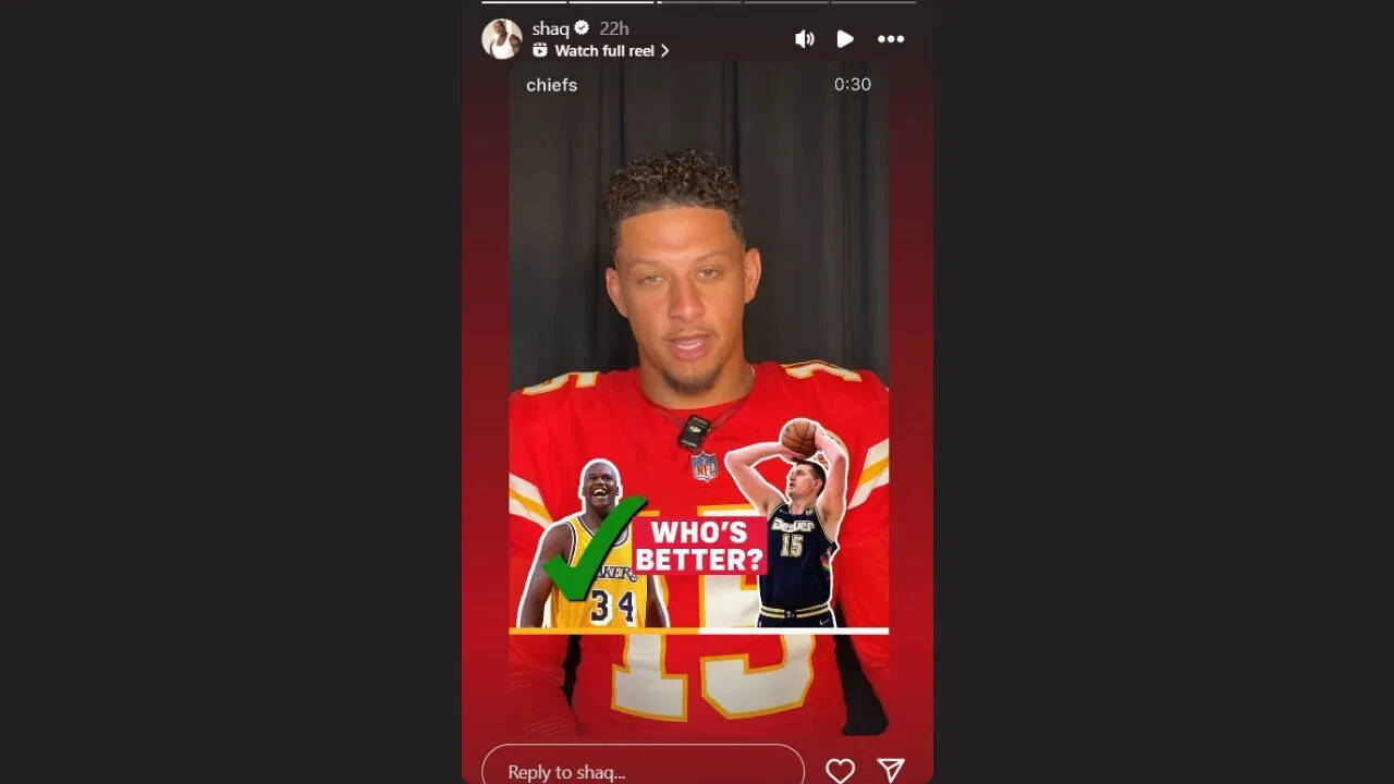 Shaquille O’Neal's Instagram story (Image via Instagram / @shaq) Shaquille O’Neal's Instagram story