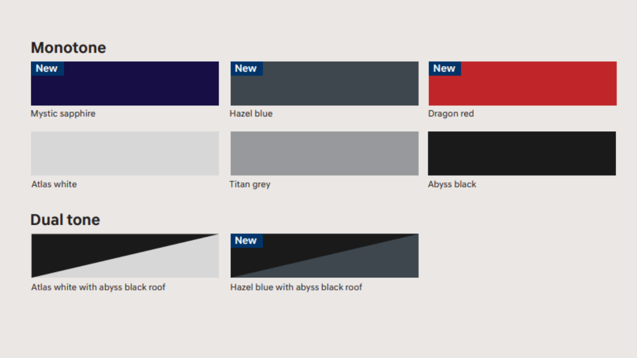 2025 Hyundai Venue colour options