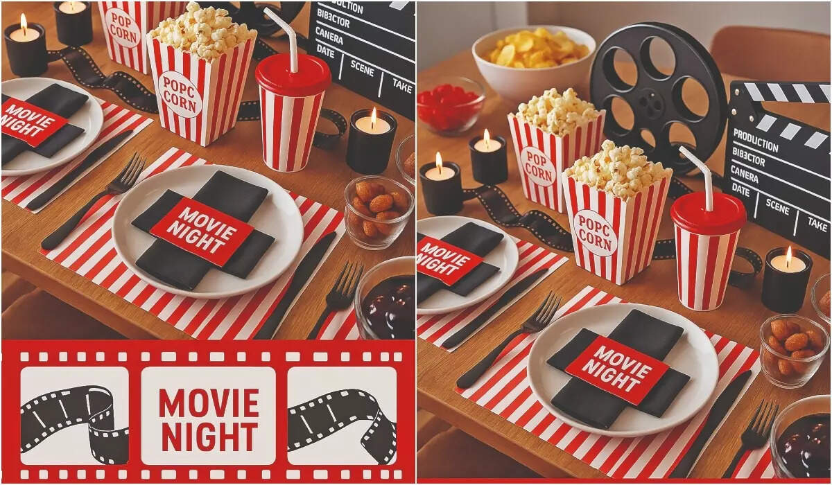 Tablescaping_movie dinner