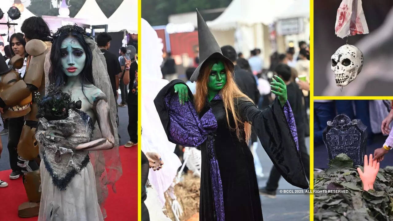Victoria Taying (L) dressed as Tim Burton’s Corpse Bride; Elphaba-inspired cosplay stood out Victoria Taying (L) dressed as Tim Burton’s Corpse Bride; Elphaba-inspired cosplay stood out