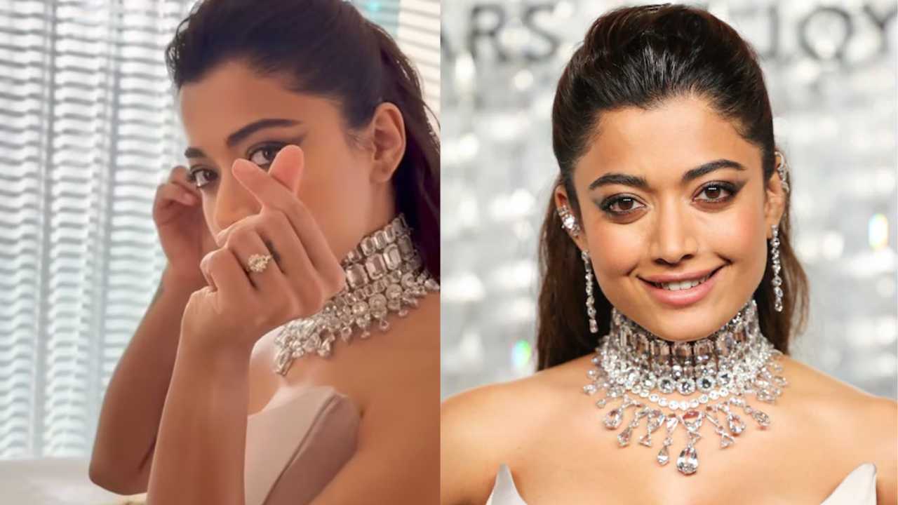 Rashmika stunned at Swarovski’s event