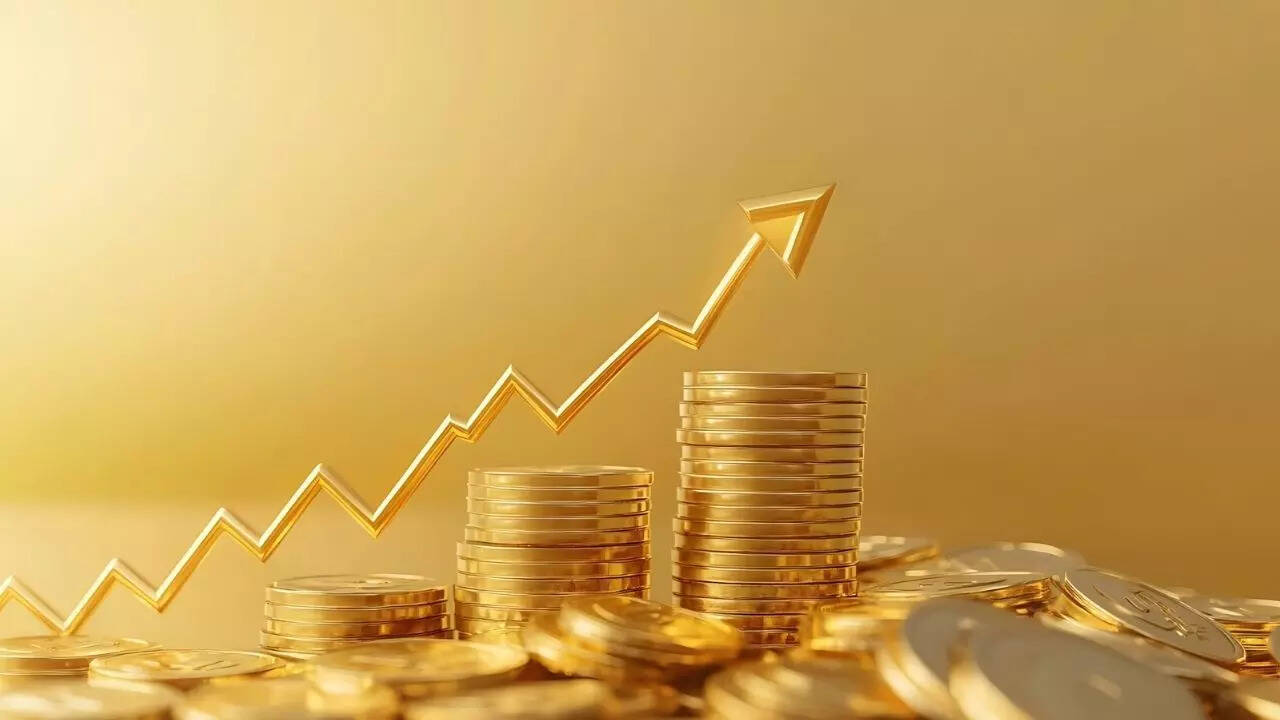 Rise in Gold prices- Representative Rise in Gold prices