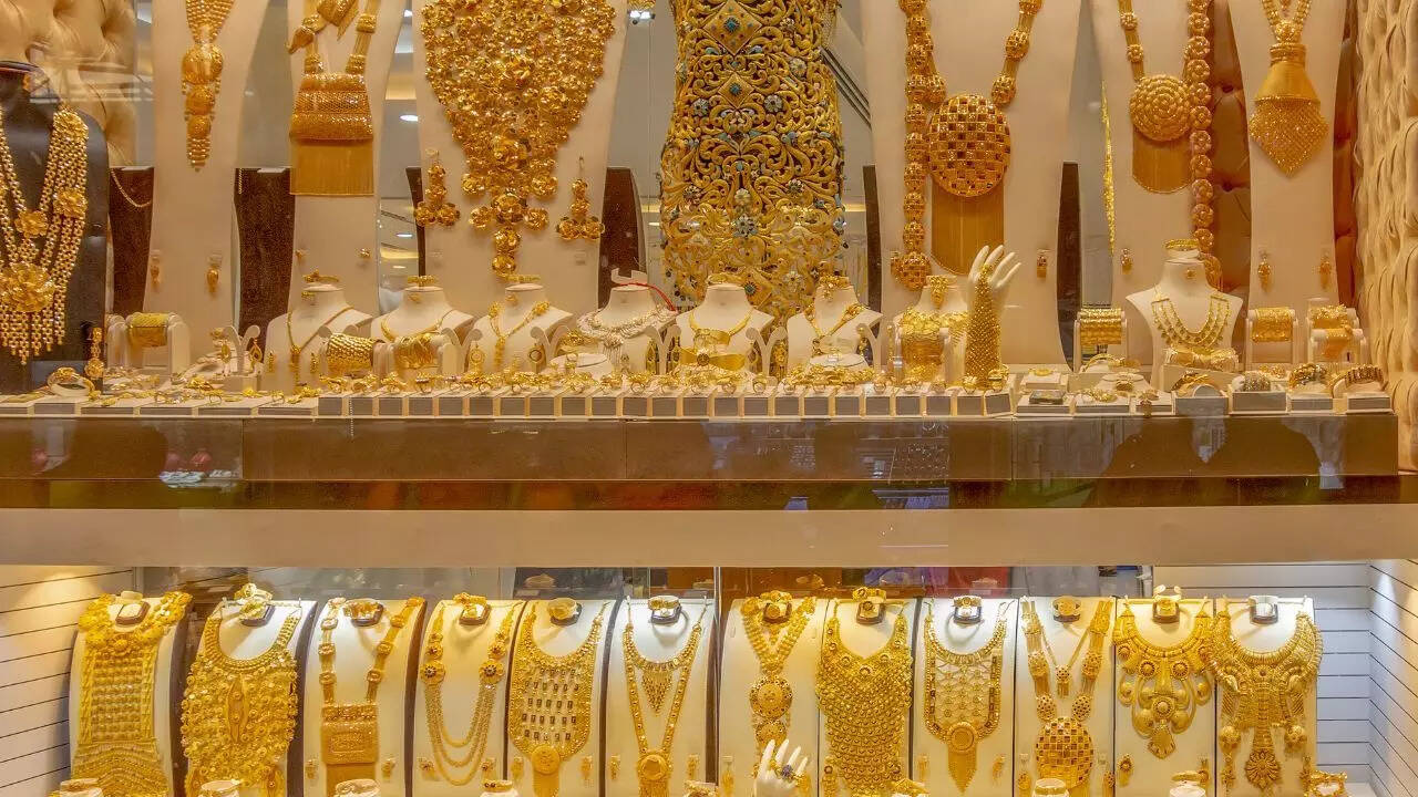 Gold jewellery-- Representative Image Gold jewellery