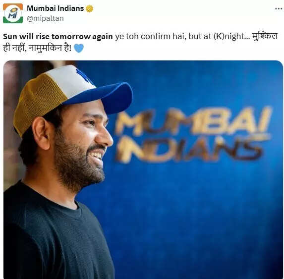 Mumbai Indians tweet
