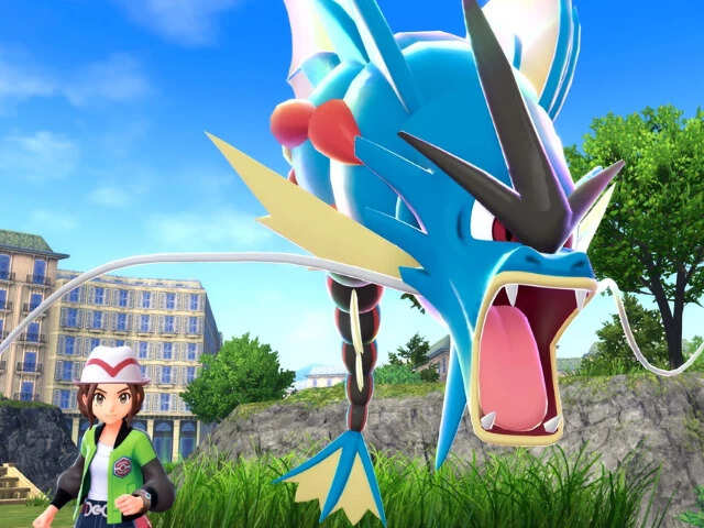 Mega Gyarados in Pokemon Legends ZA (Image via The Pokemon Company). Mega Gyarados in Pokemon Legends ZA