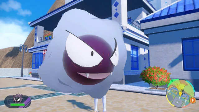 Shiny Gastly in the main series game (Image via The Pokemon Company) Shiny Gastly in the main series game