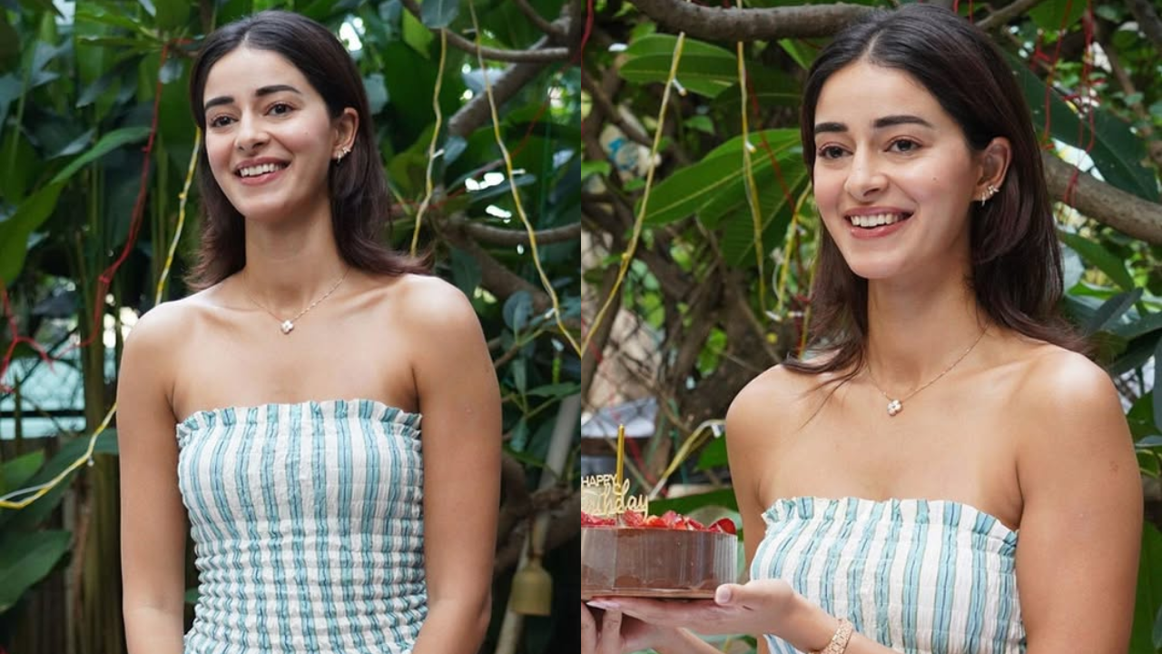 Instagram) Ananya Panday celebrating her 27th birthday
