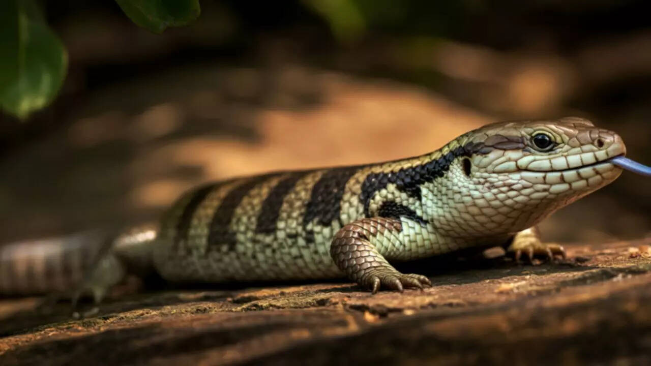 Blue-tongued skink