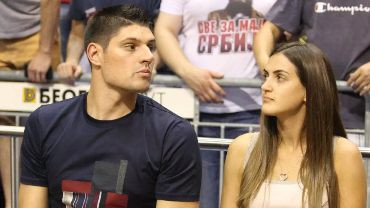 Nikola Vucevic with Nikoleta Pavlovic