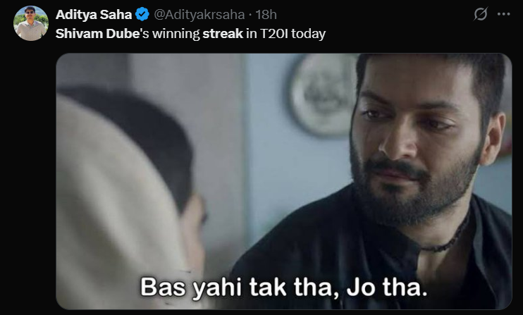 Shivam Dube meme Shivam Dube meme