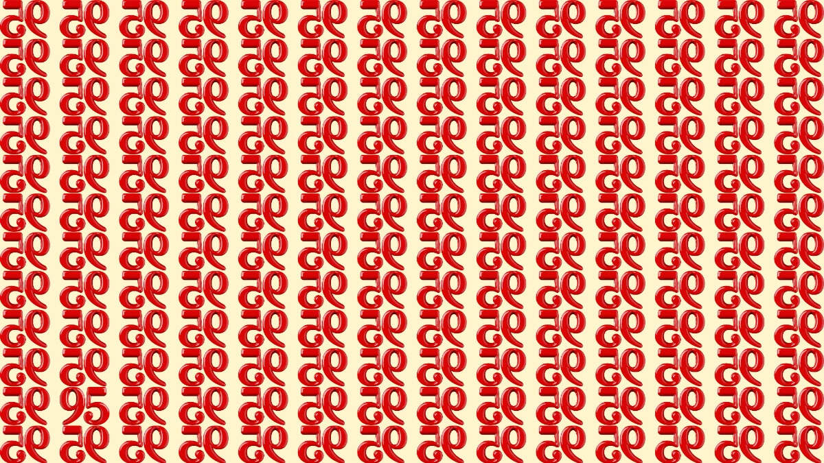 Can you spot the upright '95'?