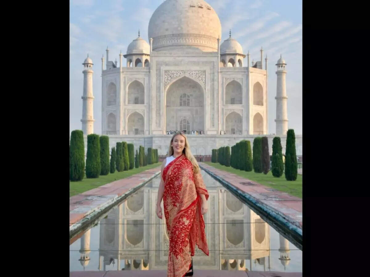 At the Taj Mahal