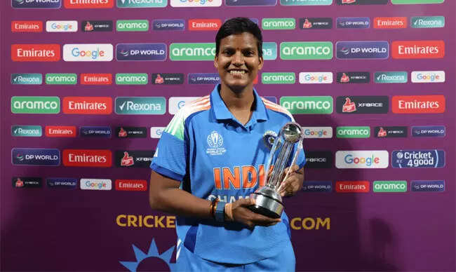 Deepti Sharma was adjudged Player of the Series (AFP Photo)