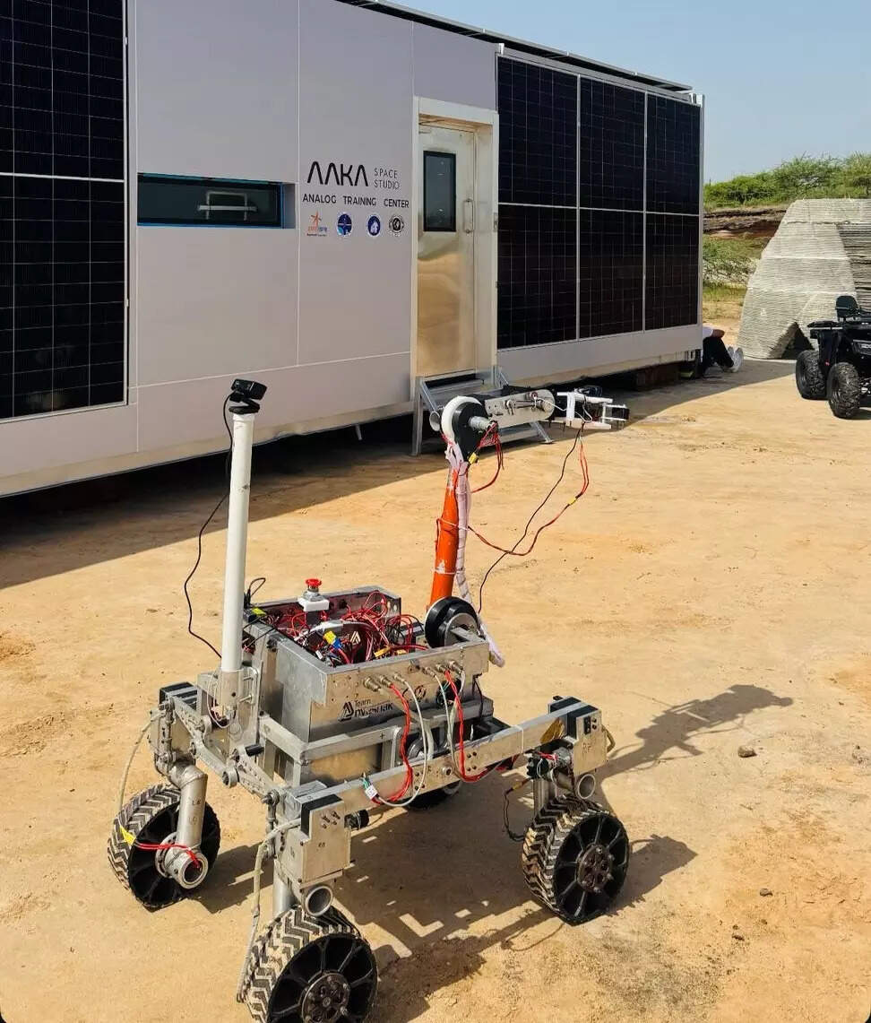 IIT-M's Mars rover on site