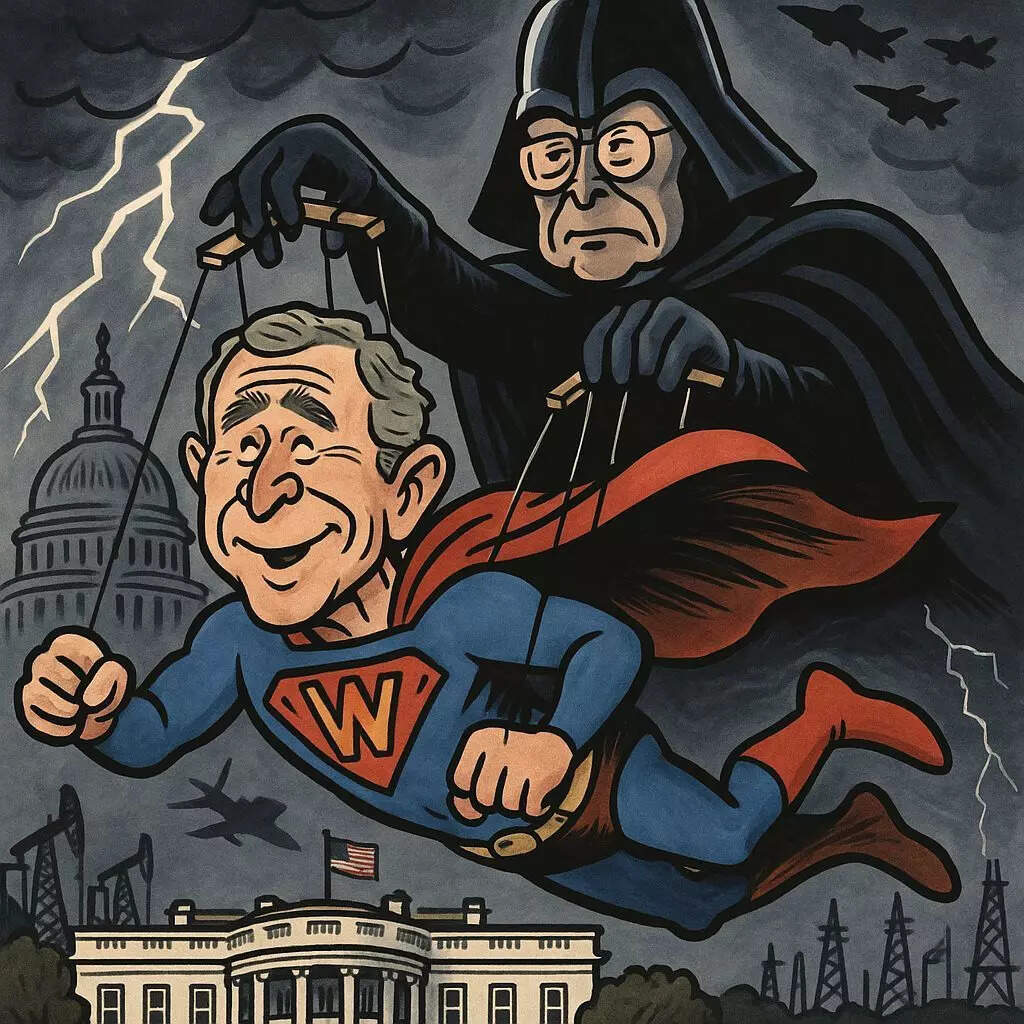 Dubyaman and Darth Vader