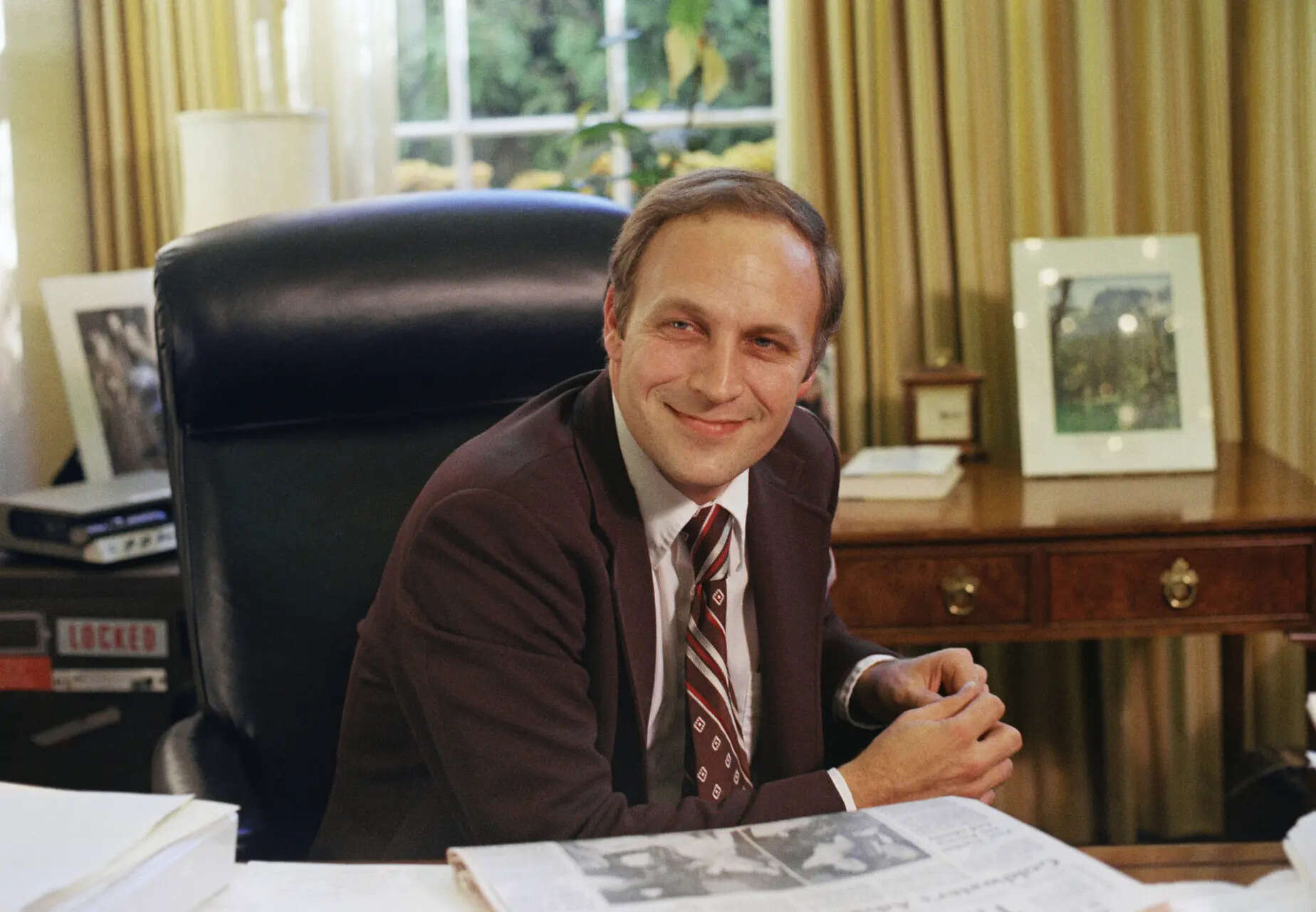 FILE - Richard "Dick" Cheney in White House, Washington on Nov. 4, 1975. He is nominated to be the White House chief of staff. (AP Photo/HB, file) Dick Cheney