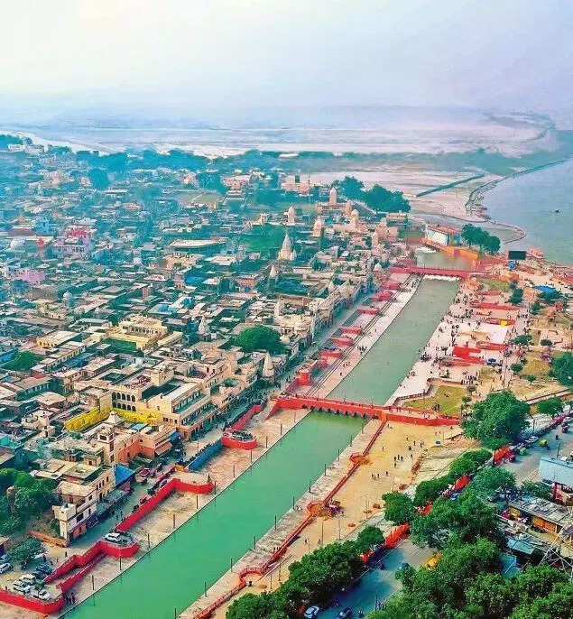 Footfall in Ayodhya spiraled