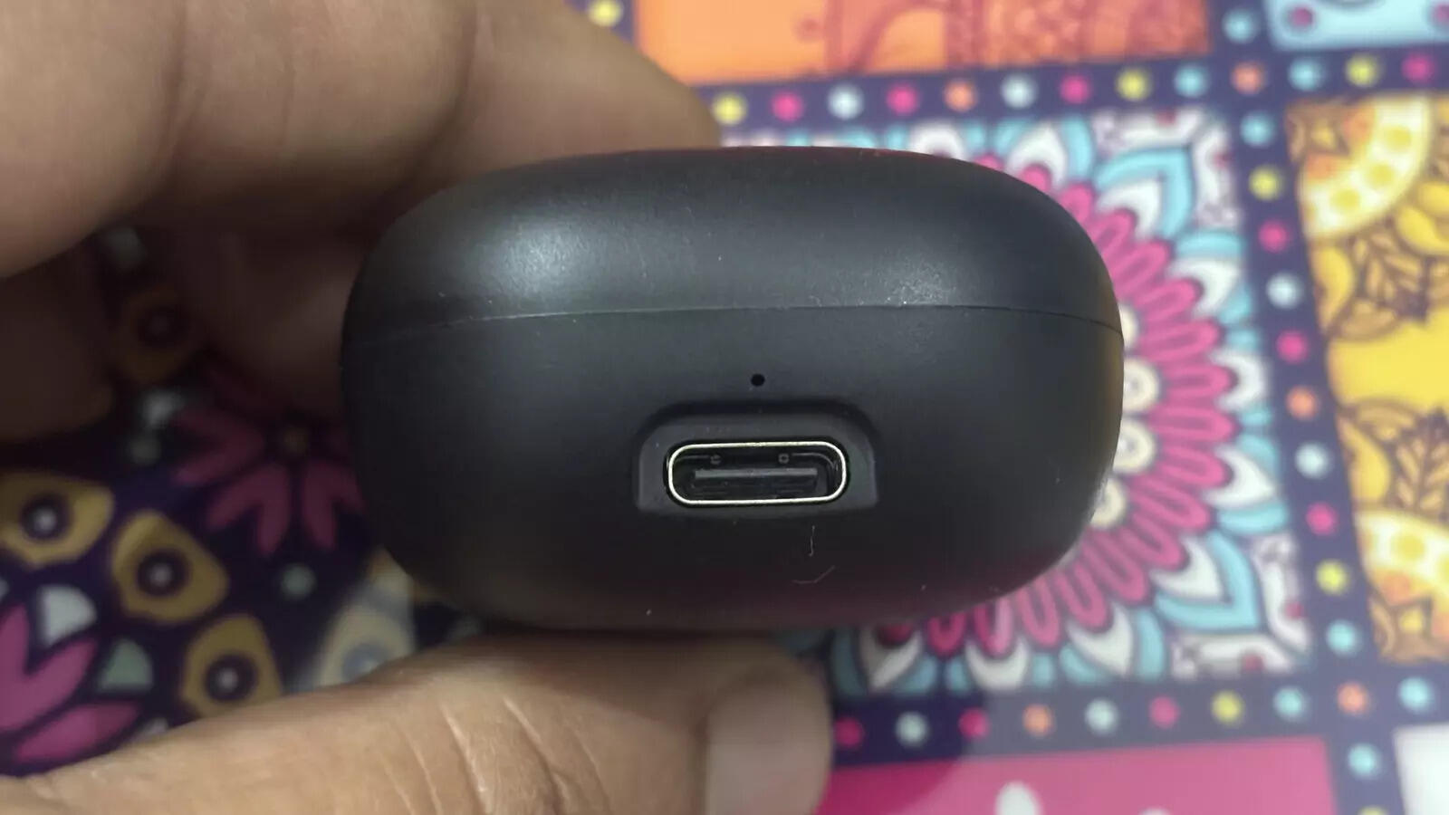 Charging case USB-C port