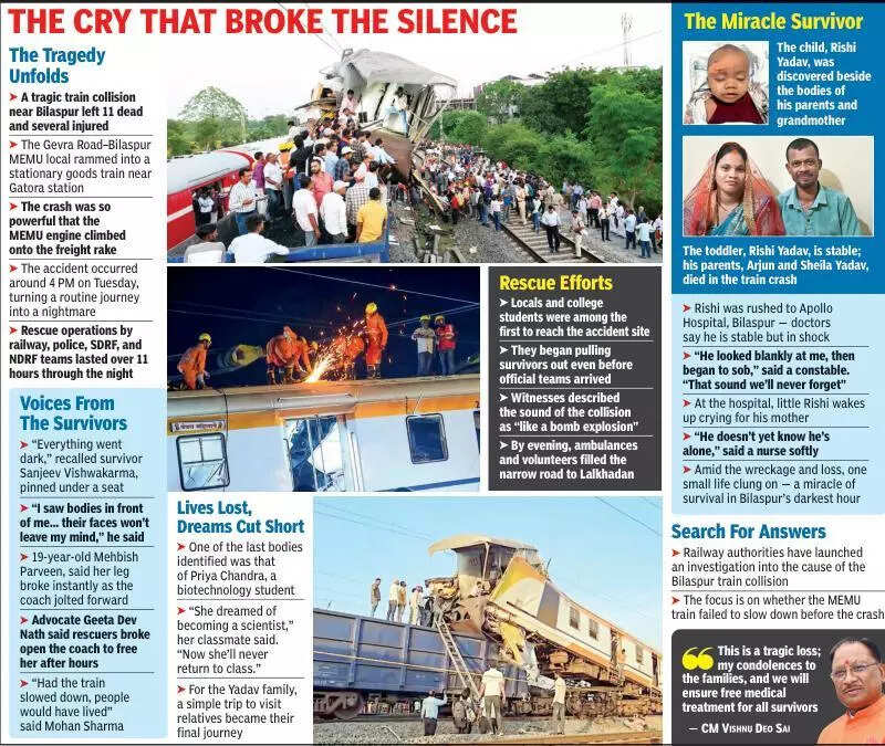 ‘He was clinging to mom’s saree’: Toddler survives train tragedy that killed his kin
