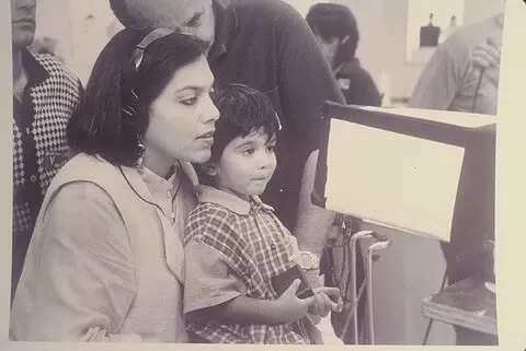 Mira Nair with her son Zohran#zohranmamdani (1)