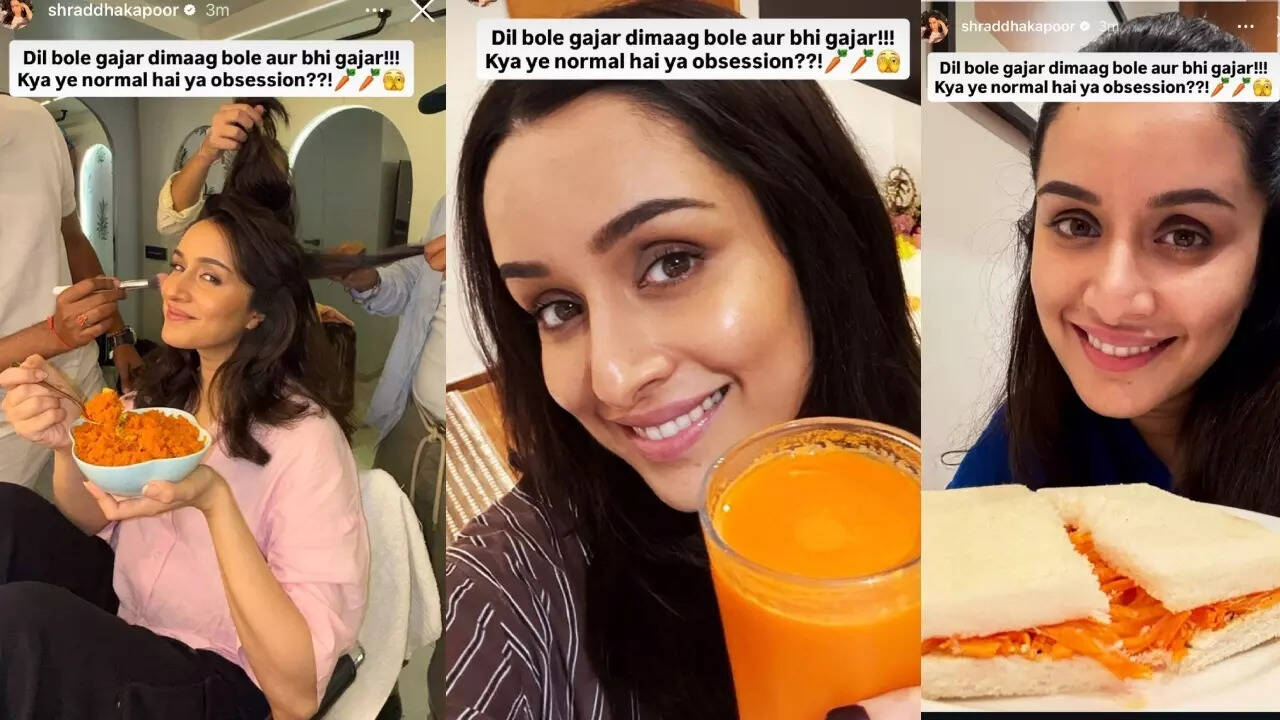 Shraddha Kapoor’s ‘Gajar Ka Halwa’ moment gives perfect winter foodie vibes; ‘Stree’ actress asks, ‘ (1)