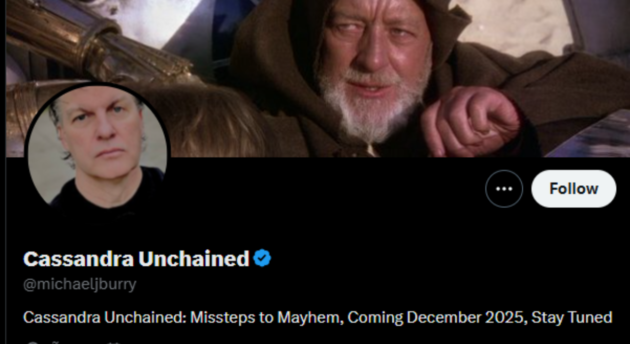 Michael Burry X Profile/ Screengrab Michael Burry