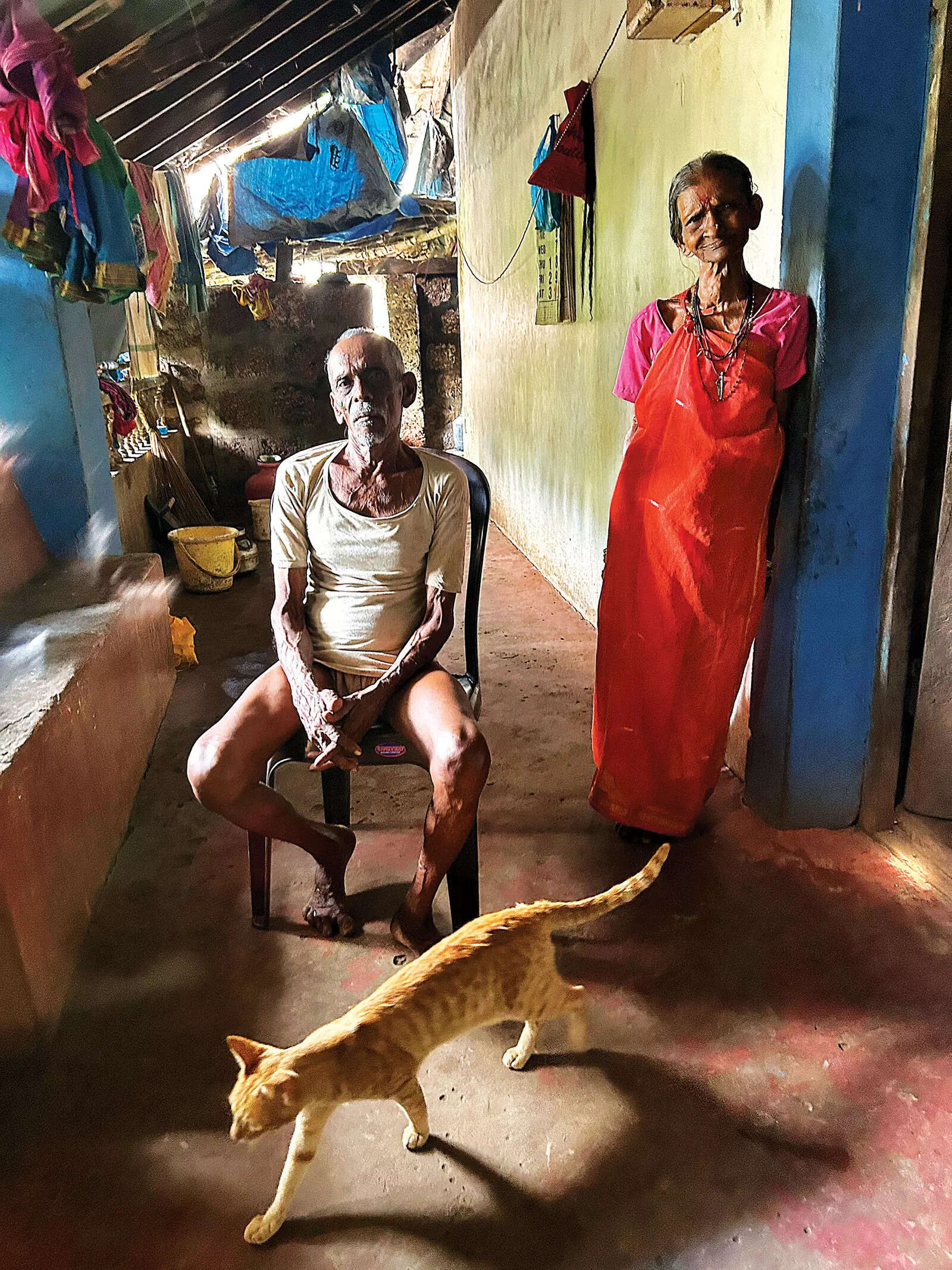 Bhiu with his wife Sita TOI